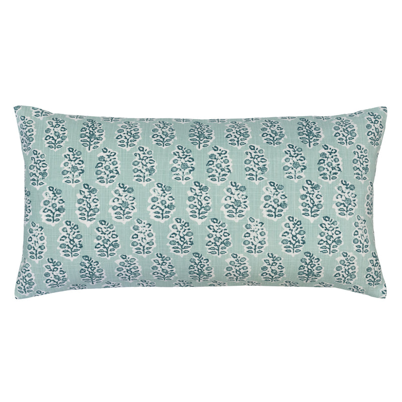 The Seafoam Green Sea Blossom Throw Pillow