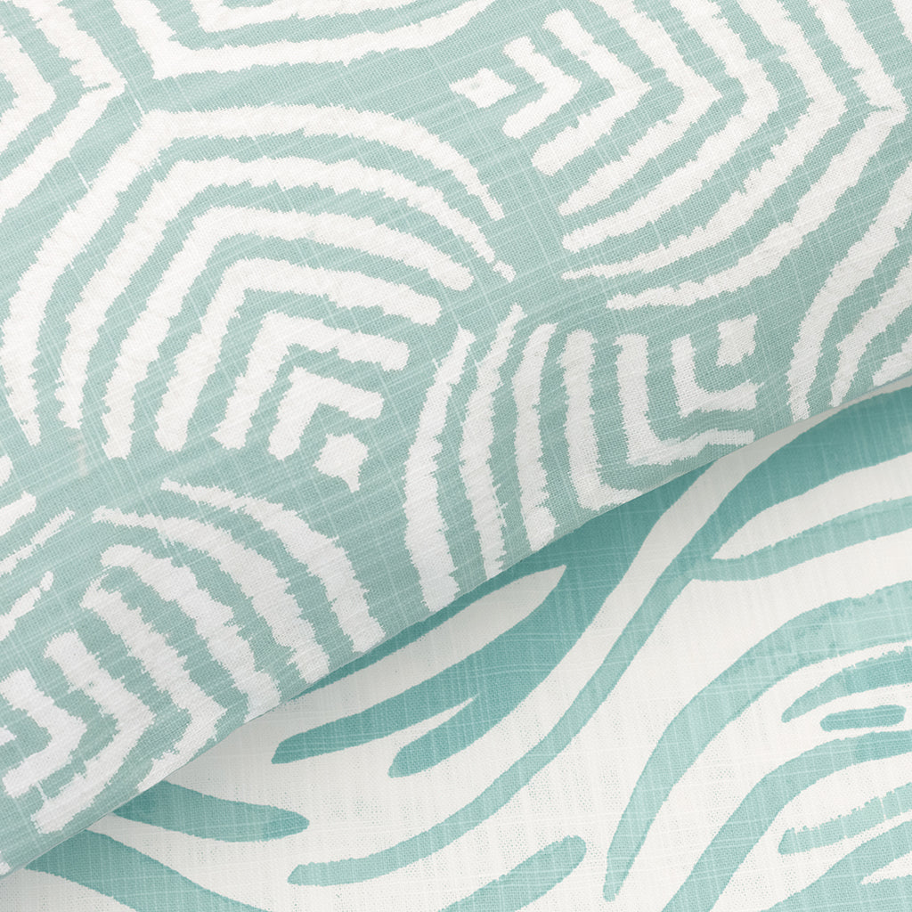 The Seafoam Green Modern Shells Throw Pillow