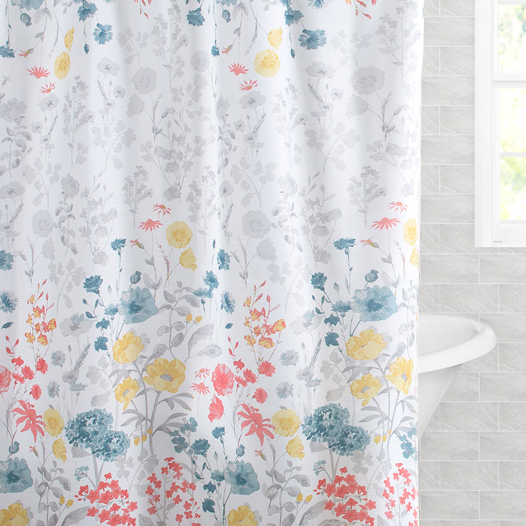Bedroom inspiration and bedding decor | The Spring Meadow Shower Curtain Duvet Cover | Crane and Canopy