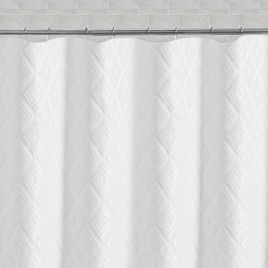 Desert Teal Diamond Shower Curtain NCU0NXD1390