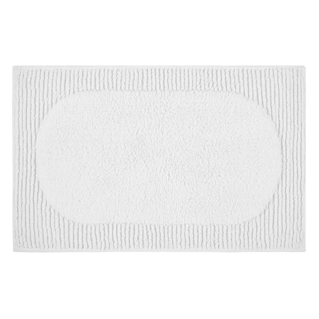 The White Ellipse Bath Mat