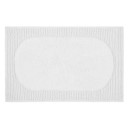 The White Ellipse Bath Mat
