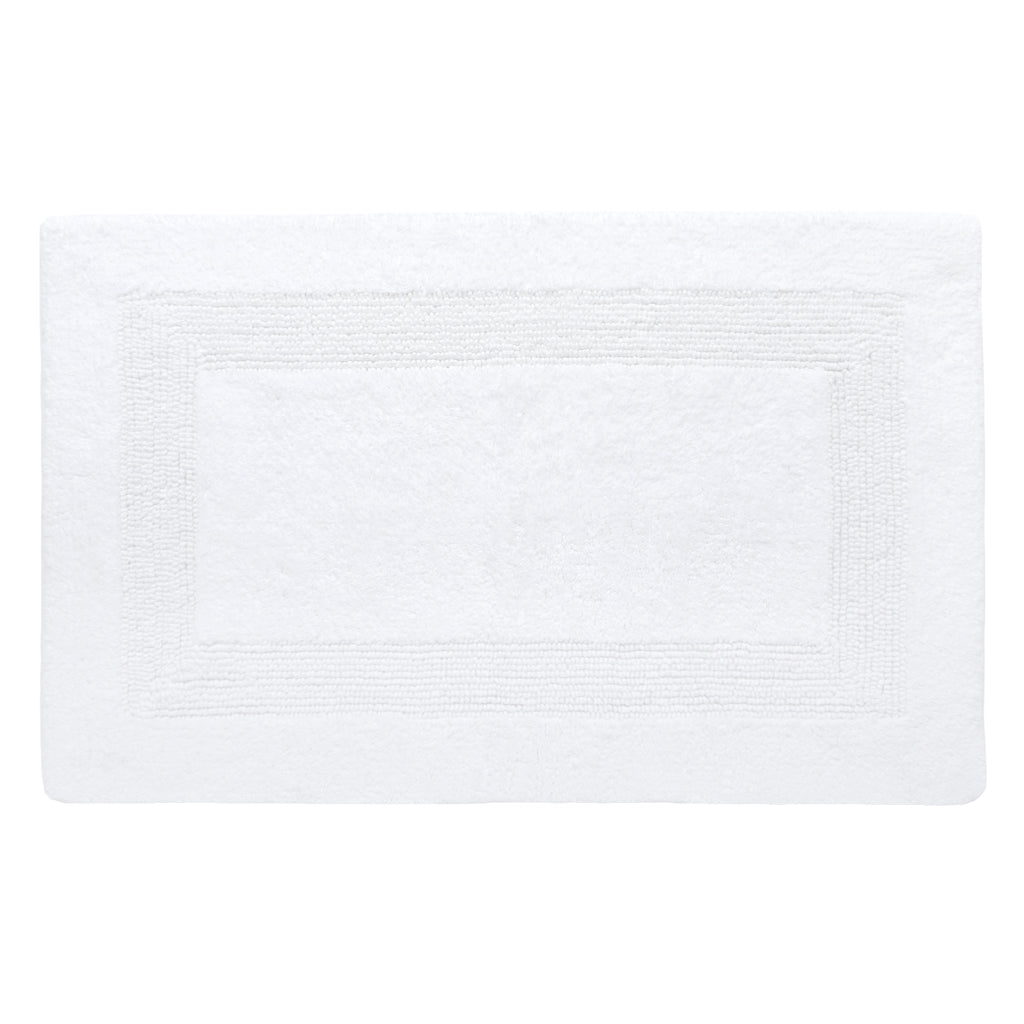 The White Tufted Border Bath Mat – Crane & Canopy