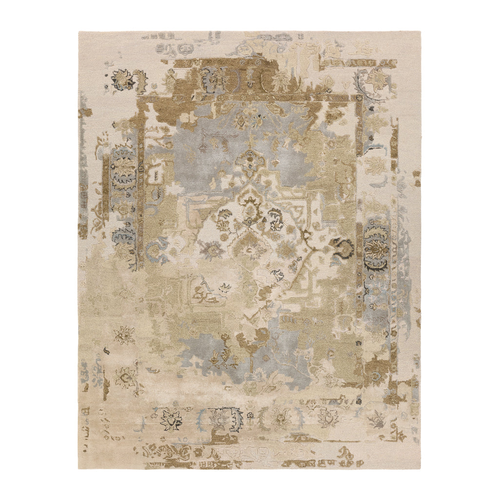 The Wren Medallion Tufted Wool Rug