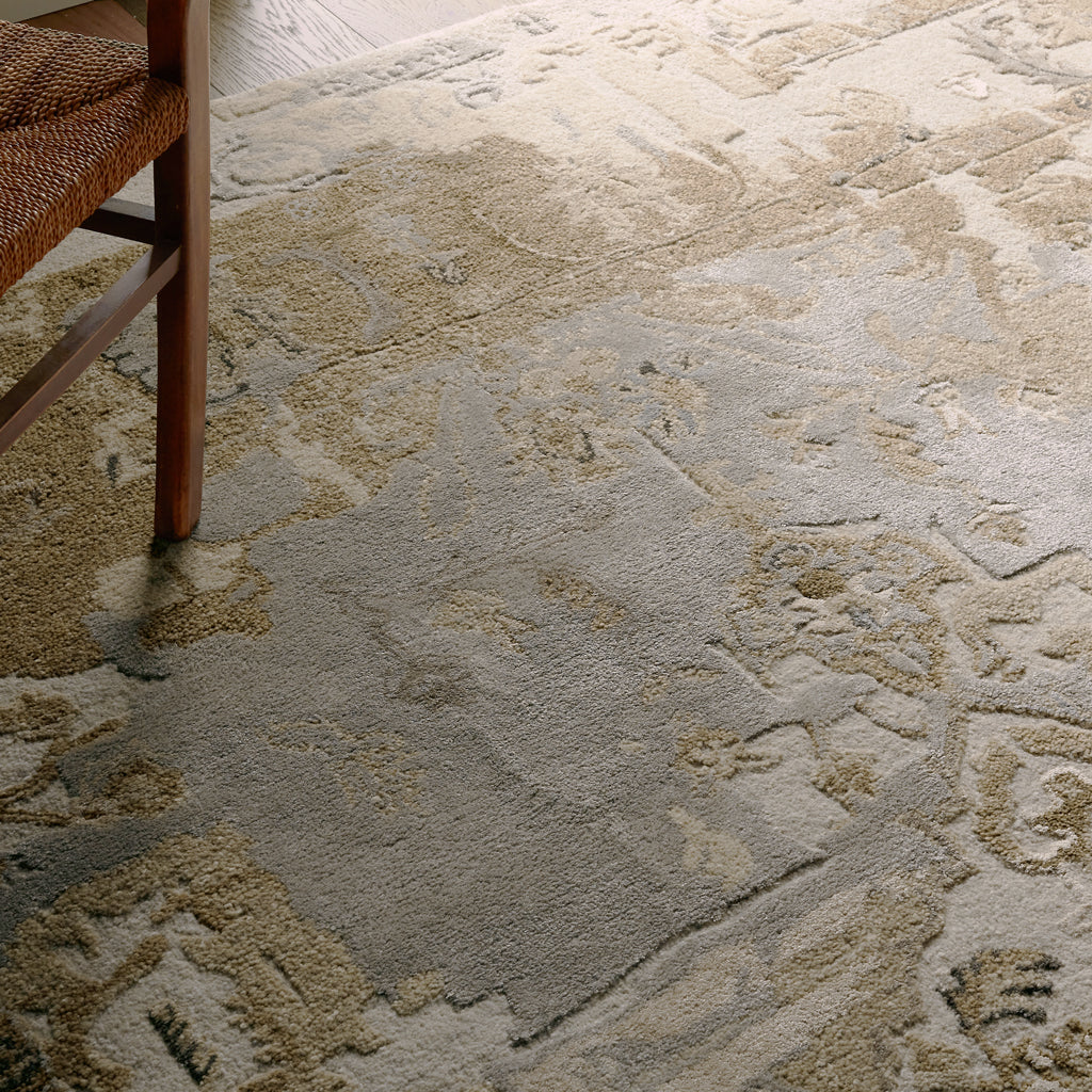 The Wren Medallion Tufted Wool Rug