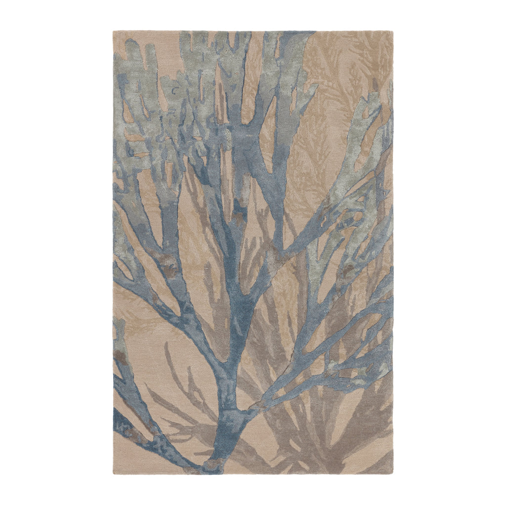 The Blue Reef Tufted Wool Rug