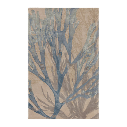 The Blue Reef Tufted Wool Rug