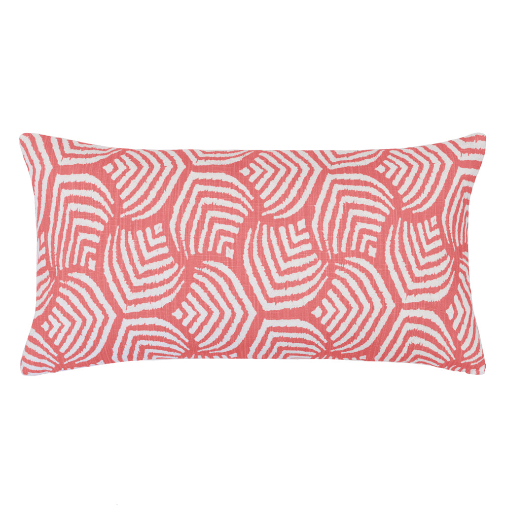 The Coral Modern Shells Throw Pillow 