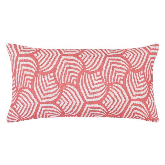 The Coral Modern Shells Throw Pillow 