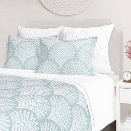 Green Avalon Duvet Cover