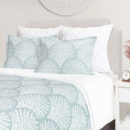 Green Avalon Duvet Cover