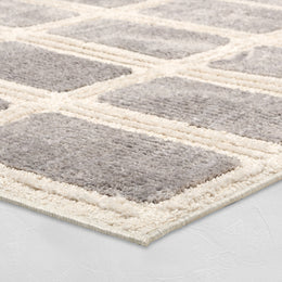 The Monroe Geometric Tile Loomed Rug