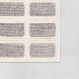 The Monroe Geometric Tile Loomed Rug