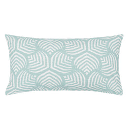 The Seafoam Green Modern Shells Throw Pillow