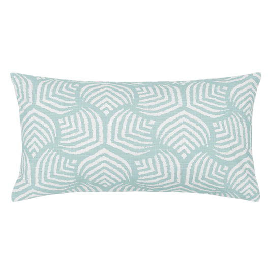 The Seafoam Green Modern Shells Throw Pillow