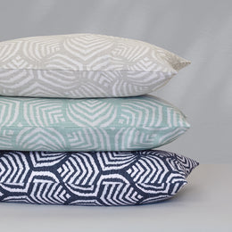 The Seafoam Green Modern Shells Throw Pillow