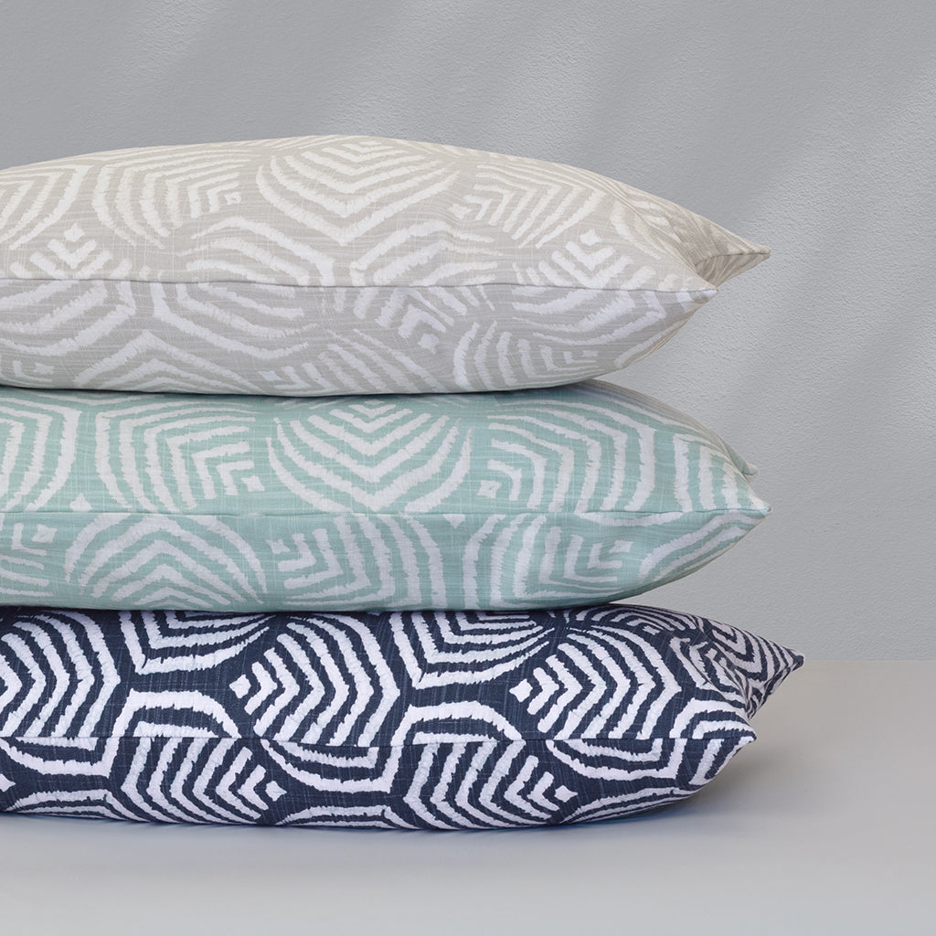 The Seafoam Green Modern Shells Throw Pillow