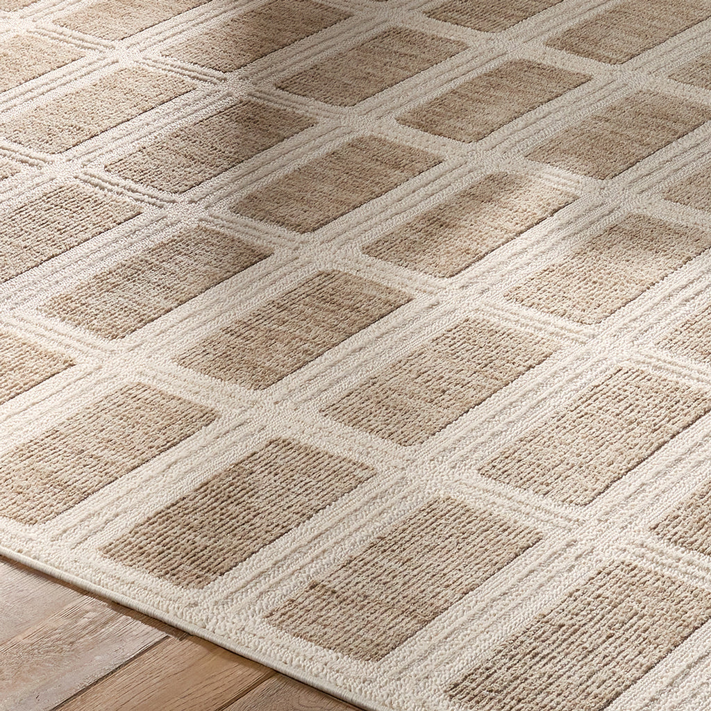 The Monroe Geometric Tile Loomed Rug
