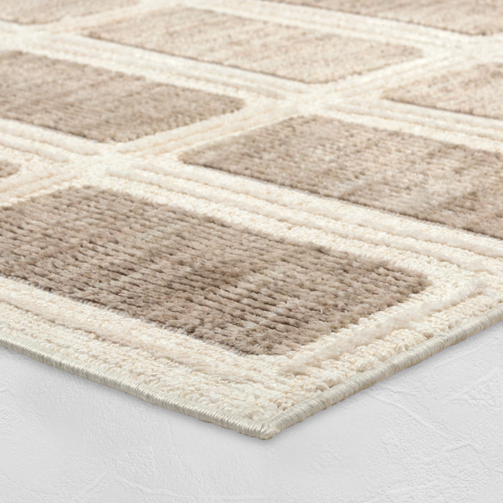 The Monroe Geometric Tile Loomed Rug