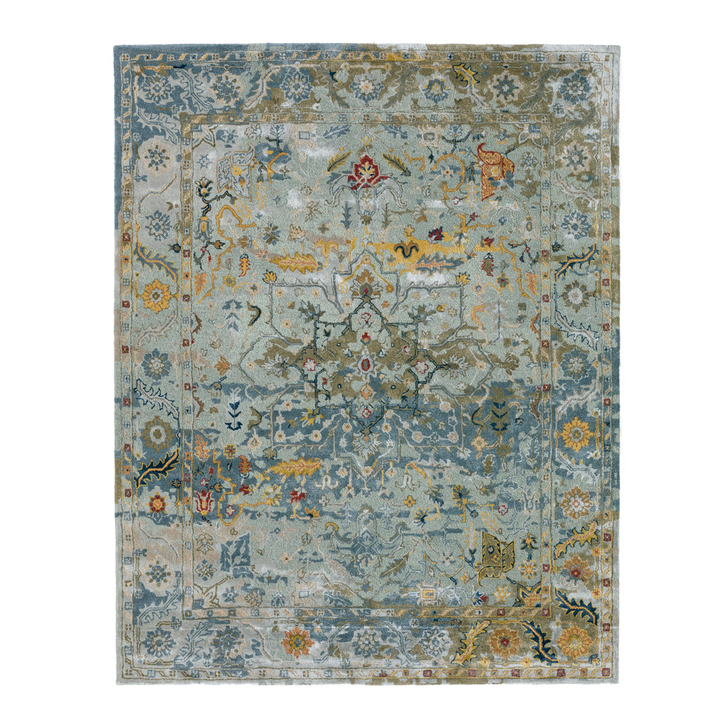 The Tuscany Medallion Tufted Wool Rug