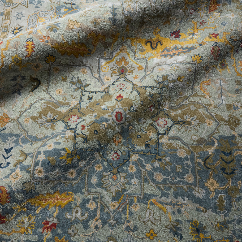 The Tuscany Medallion Tufted Wool Rug