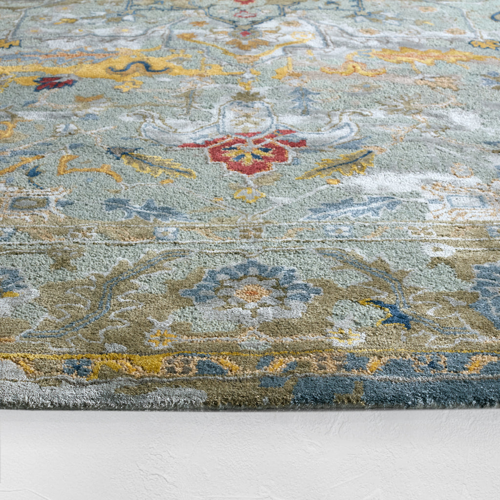The Tuscany Medallion Tufted Wool Rug