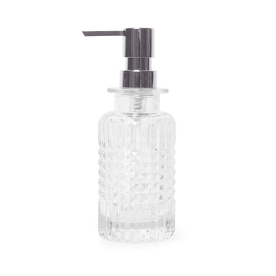 Art Deco Glass Bath Accessories, Soap/Lotion Pump