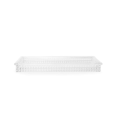 Art Deco Glass Bath Accessories, Tray