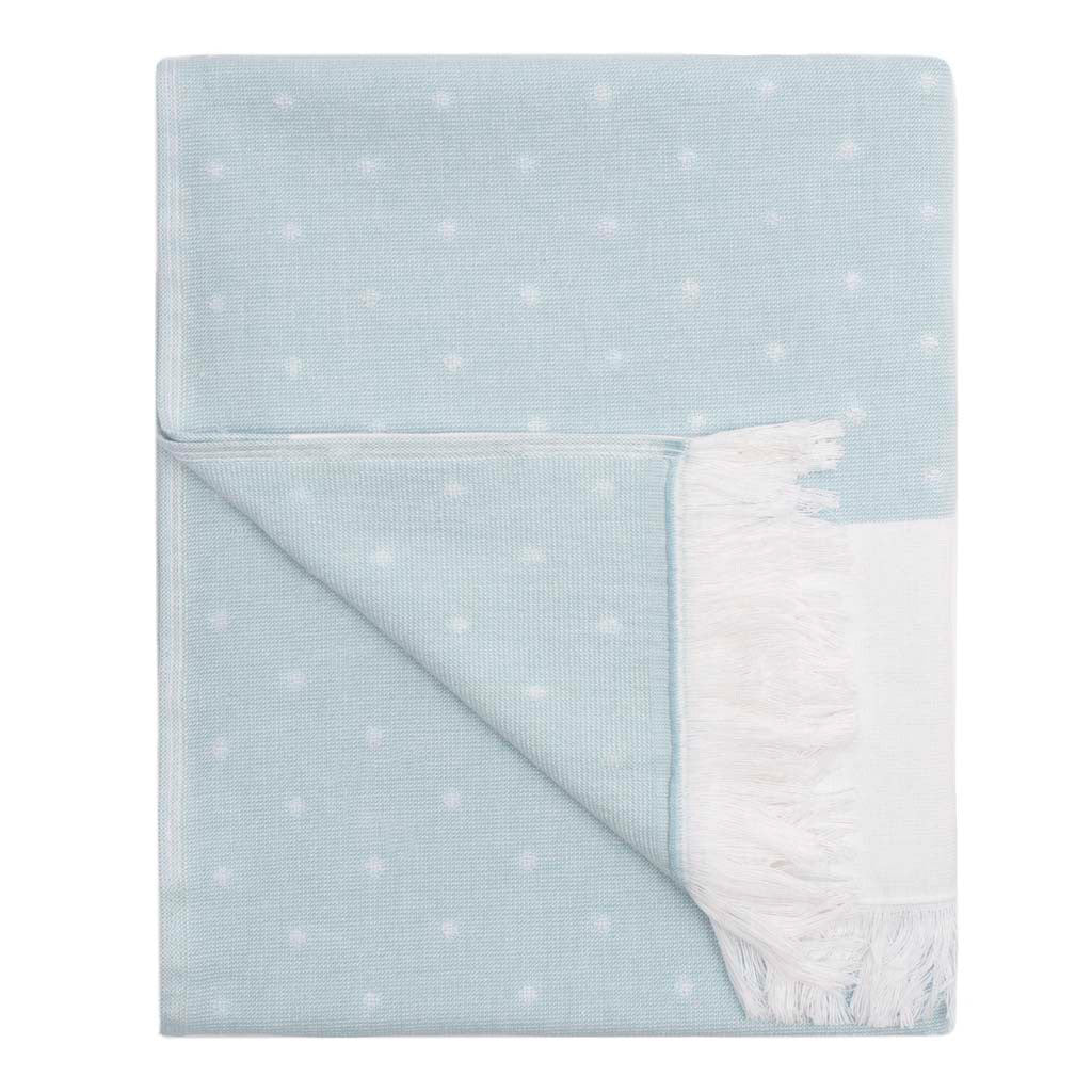 Blue Dot Fouta Towel Resort Bundle (4 Wash + 4 Hand + 4 Bath Towels + 2 Bath Sheets)
