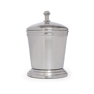 Beaded Stainless Steel Bath Accessories, Cannister