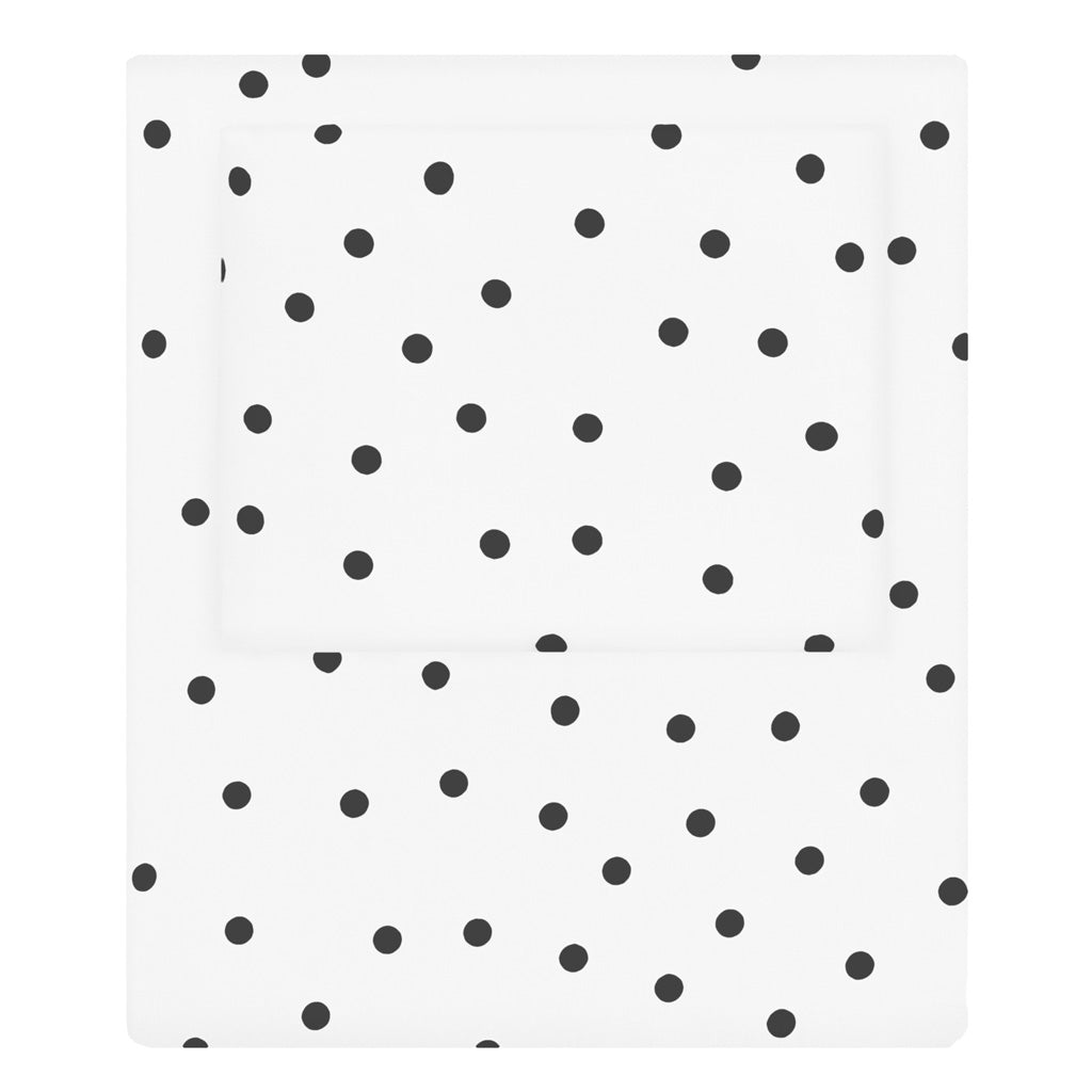 The Black and White Polka Dots Sheet Set