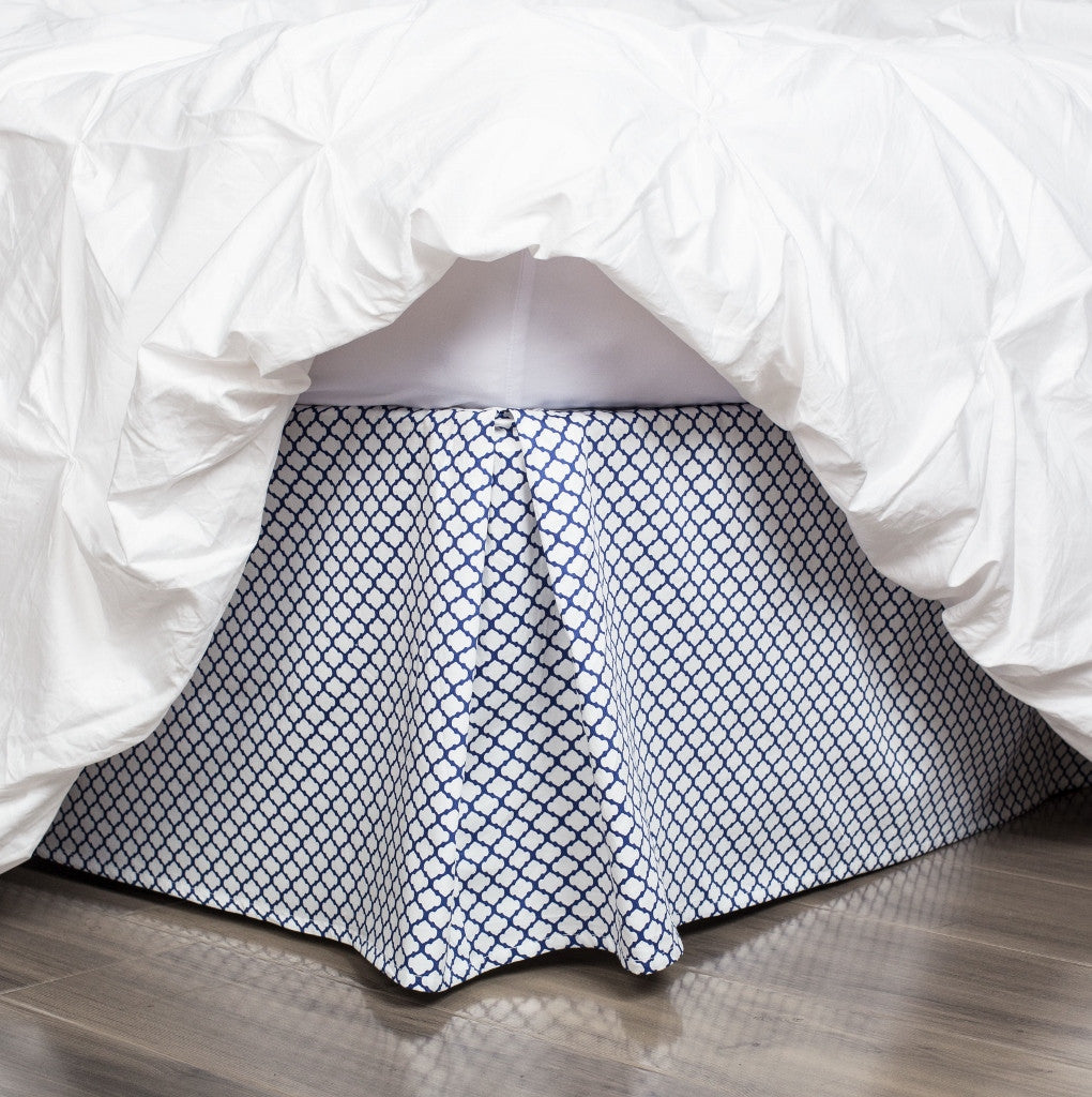Bedroom inspiration and bedding decor | Blue Cloud Bed Skirt Duvet Cover | Crane and Canopy