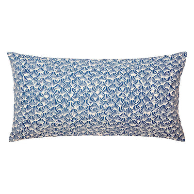 Blue Fans Throw Pillow