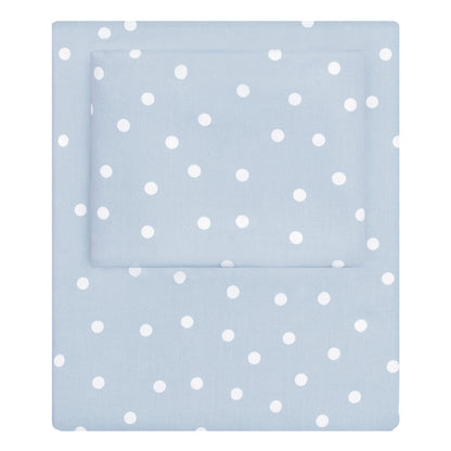 French Blue Polka Dots Pillowcase Pair