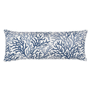 Navy blue lumbar throw pillows deals