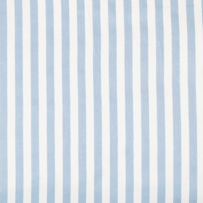 French Blue Striped Fitted Sheet