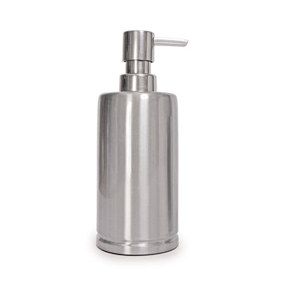 Brushed Stainless Steel Bath Accessories, Soap/Lotion Pump