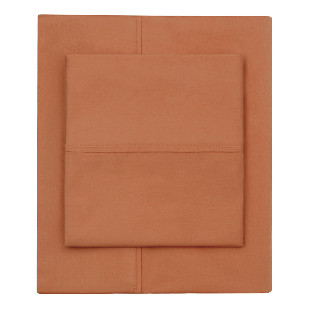 Burnt Orange Sheet Set Crane Canopy