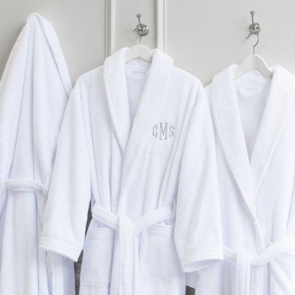 The White Plush Cotton Bathrobe