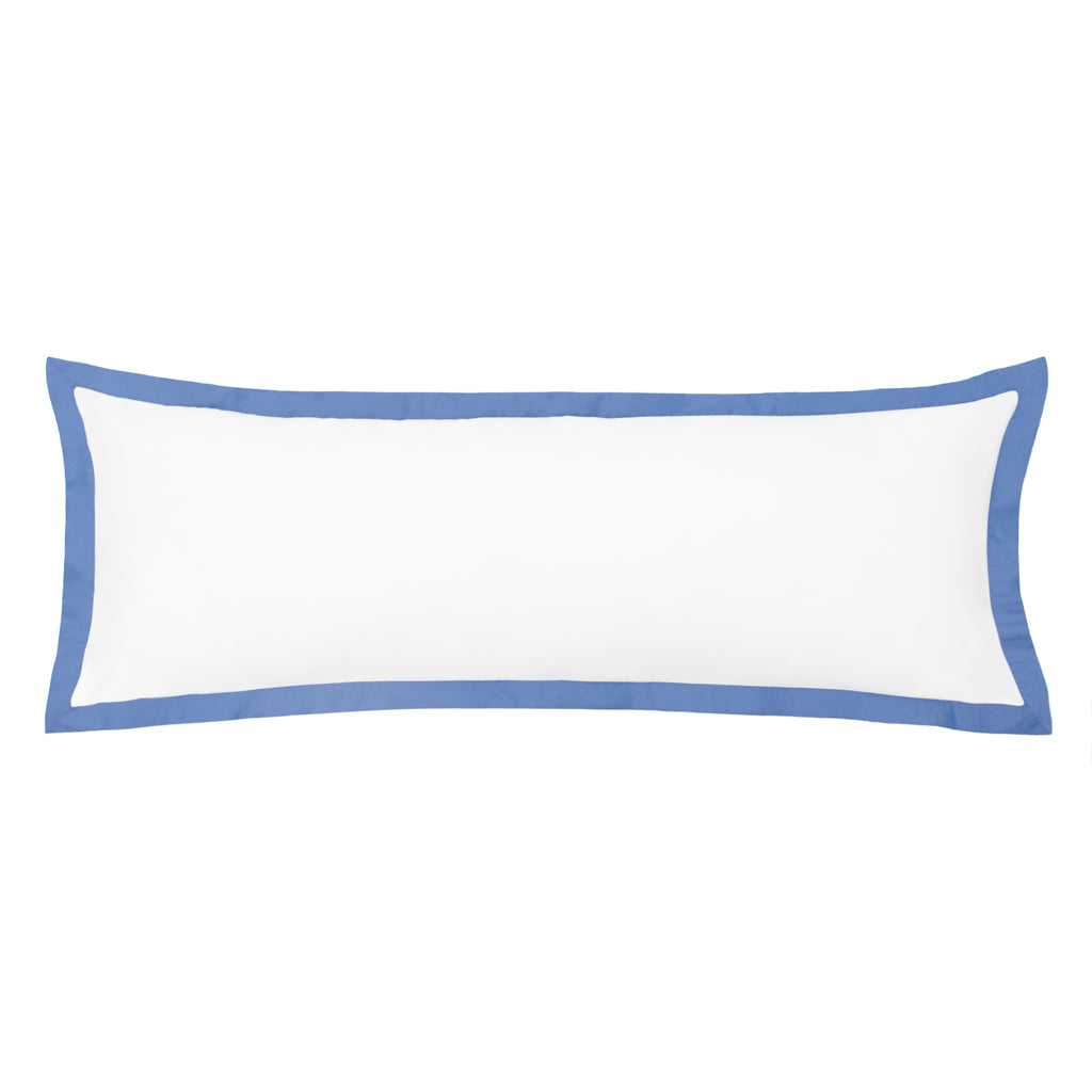 Bedroom inspiration and bedding decor | The Linden Capri Blue Extra Long Lumbar Throw Pillow Duvet Cover | Crane and Canopy