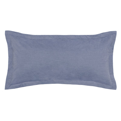 The Blue Chambray Throw Pillow