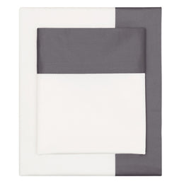 The Charcoal Grey Border Sheet Set