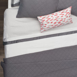 The Linden Charcoal Grey Border