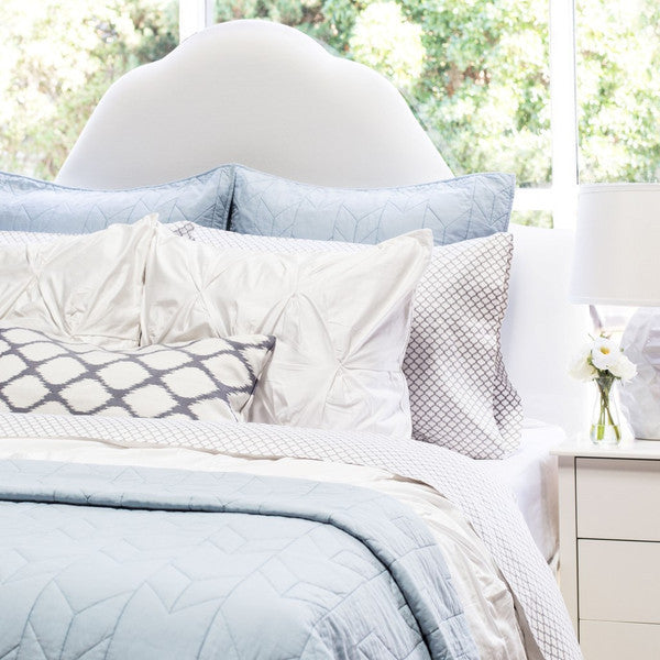 Bedroom inspiration and bedding decor | The Chevron Light Blue Quilt & Sham Duvet Cover | Crane and Canopy