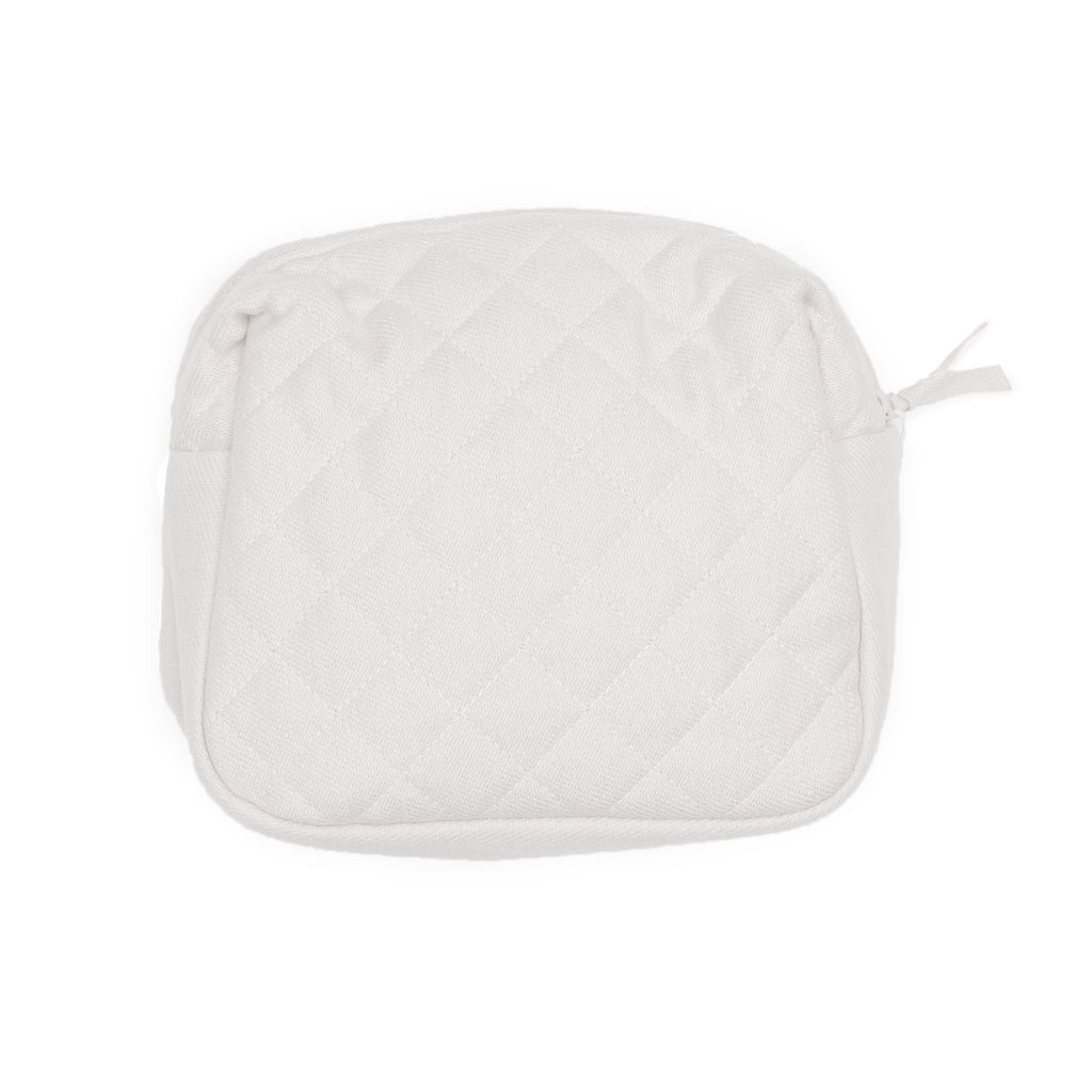 Bedroom inspiration and bedding decor | The Classic Quilted Cosmetic Pouch | Crane and Canopy