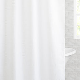 The Classic Waffle Shower Curtain