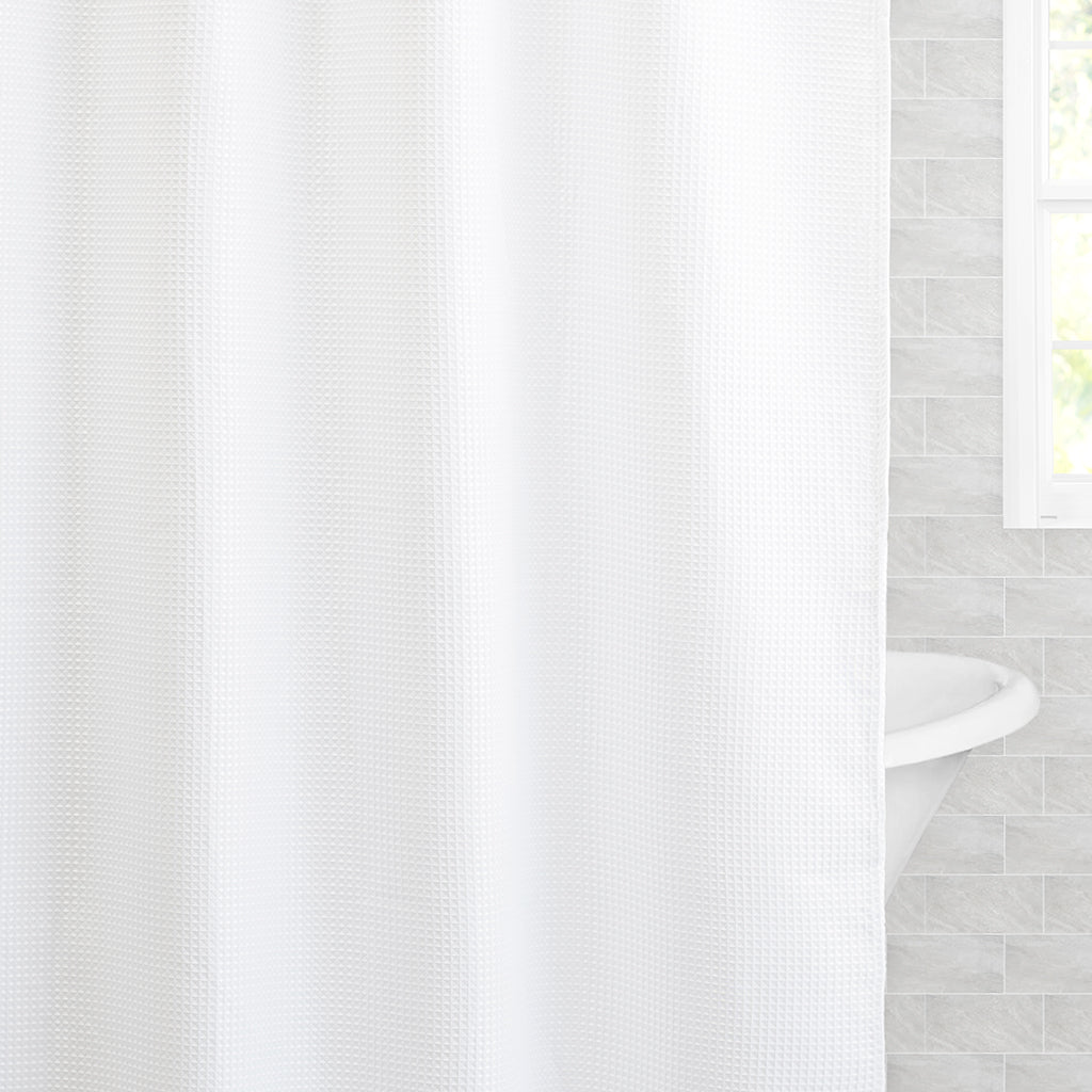 The Classic Waffle Shower Curtain