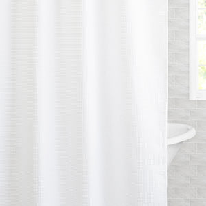 The Classic Waffle Shower Curtain