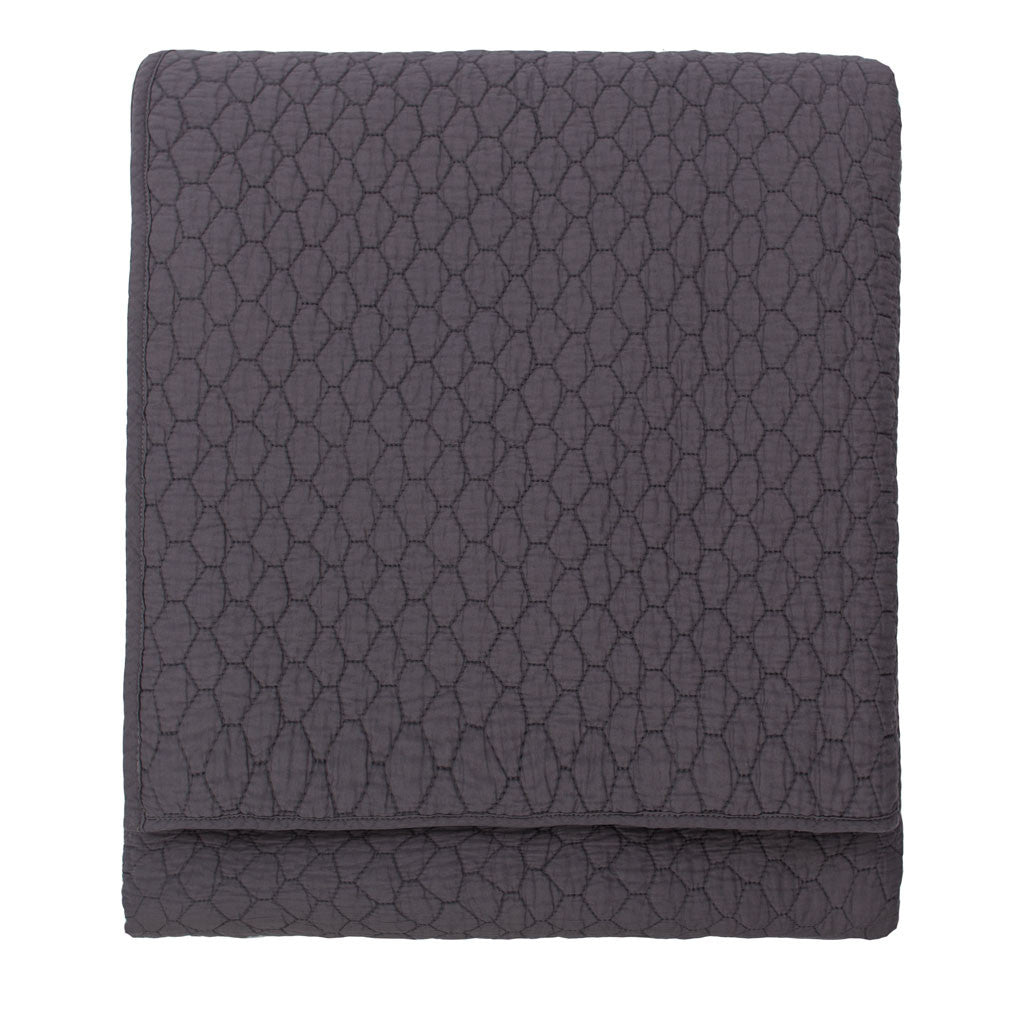 The Cloud Charcoal Grey Quilt & Sham