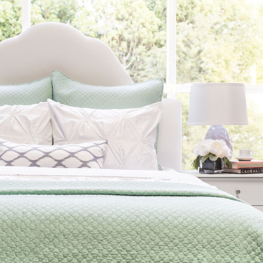 The Cloud Seafoam Green Quilt & Sham